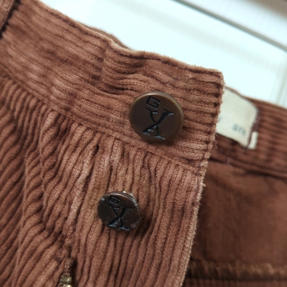 GX Know Who You Are 90's Vintage Wide Wale Corduroy Carpenter Shorts Brown 27 - Picture 6 of 14